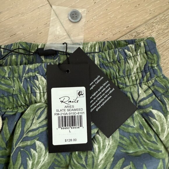 RAILS - Aries Short  SIze L in Slate Seaweed NWT - Picture 6 of 6
